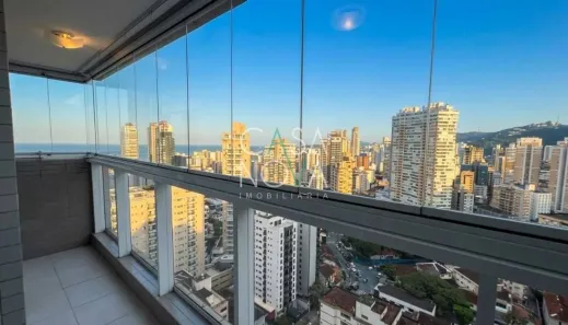Apartamento com 2 Quartos para alugar, 82m² no Gonzaga, Santos