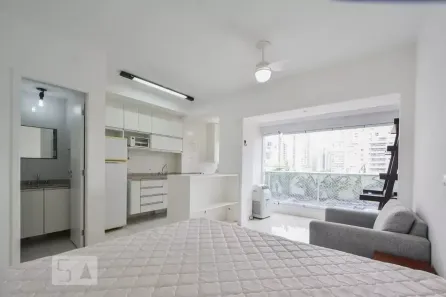 Apartamento com 1 Quarto para venda ou aluguel, 32m² no Cidade Monções, São Paulo