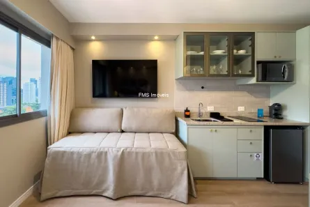 Apartamento com 1 Quarto à venda, 24m² no Santo Amaro, São Paulo