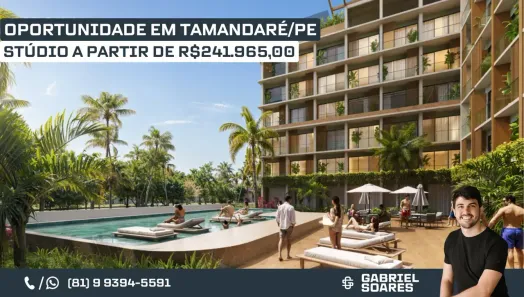 Apartamento com 1 Quarto à venda, 22m² no Tamandaré, Tamandaré
