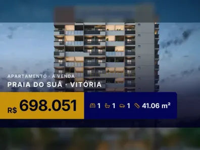 Apartamento com 1 Quarto à venda, 41m² no Praia do Suá, Vitória