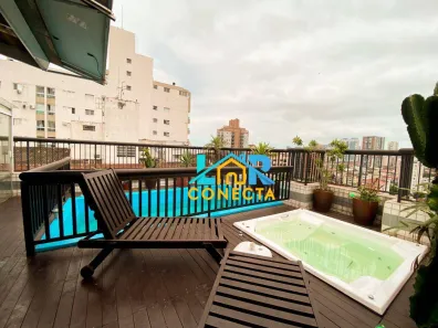 Cobertura com 5 Quartos para venda ou aluguel, 353m² no Embaré, Santos