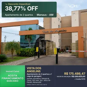 Apartamento com 2 Quartos à venda, 38m² no Planalto, Manaus