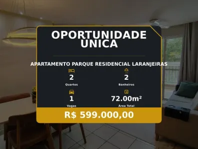 Apartamento com 2 Quartos à venda, 72m² no Parque Residencial Laranjeiras, Serra