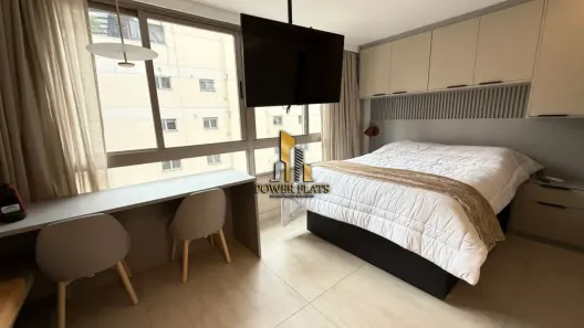 Flat com 1 Quarto para alugar, 35m² no Pinheiros, São Paulo