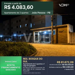Apartamento com 2 Quartos à venda, 43m² no Gramame, João Pessoa