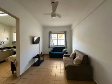 Apartamento com 1 Quarto para alugar, 36m² no Aviação, Praia Grande