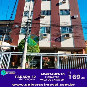 Apartamento com 2 Quartos à venda, 55m² no Parada 40, São Gonçalo