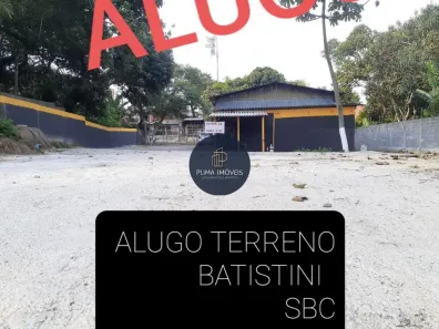 Lote/Terreno para alugar, 600m² no Batistini, São Bernardo do Campo