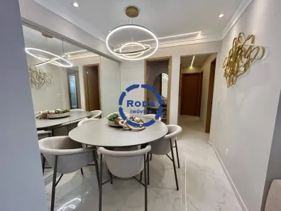 Apartamento com 3 Quartos para alugar, 122m² no Gonzaga, Santos