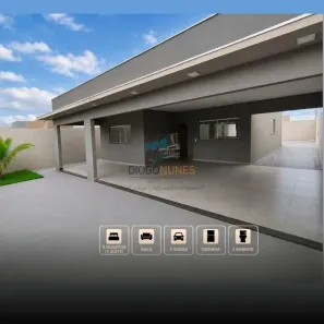 Casa com 2 Quartos à venda, 150m² no ESPLANADA III, Chapadão do Sul