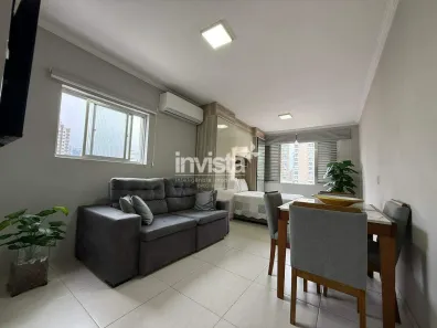 Kitnet com 1 Quarto à venda, 40m² no Gonzaga, Santos