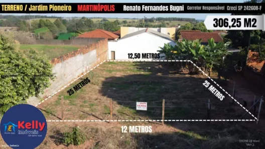 Lote/Terreno à venda, 306m² no Martinópolis, Martinópolis