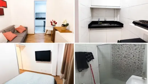 Apartamento com 1 Quarto para alugar, 45m² no Campos Elíseos, São Paulo