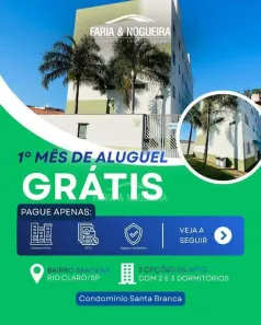 Apartamento com 2 Quartos para alugar, 69m² no Santana, Rio Claro