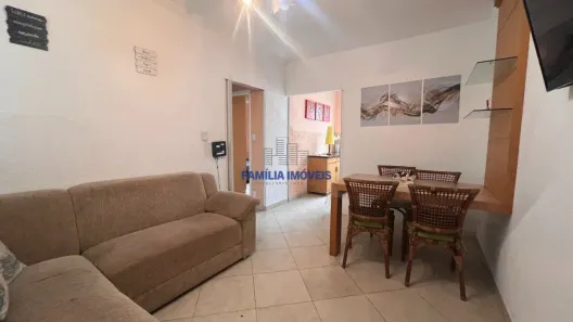 Apartamento com 2 Quartos para alugar, 55m² no José Menino, Santos