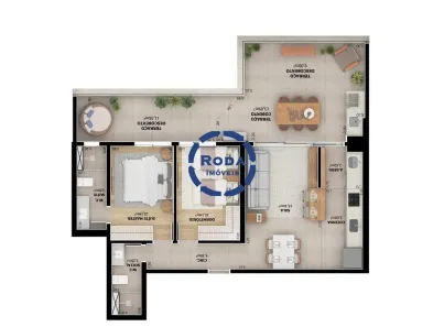 Apartamento com 3 Quartos à venda, 123m² no Boqueirão, Santos