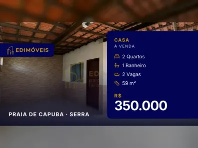 Casa com 2 Quartos à venda, 59m² no Praia de Capuba, Serra