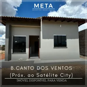 Casa com 2 Quartos à venda, 55m² no Murilo Teixeira Cidade, Boa Vista
