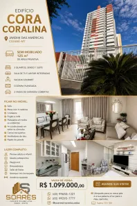 Apartamento com 3 Quartos à venda, 125m² no Jardim das Américas, Cuiabá
