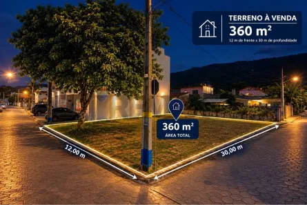 Lote/Terreno à venda, 360m² no Palmas, Governador Celso Ramos