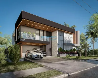 Casa de Condomínio com 4 Quartos à venda, 561m² no Alphaville (Abrantes), Camaçari