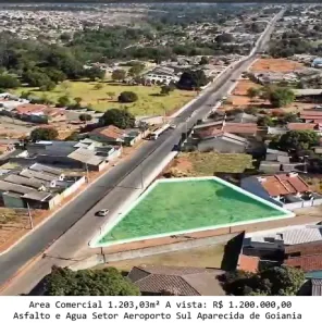 Lote/Terreno à venda, 1203m² no Setor Aeroporto Sul - 2ª Etapa, Aparecida de Goiânia
