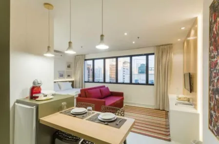 Flat com 1 Quarto para alugar, 28m² no Jardim Paulista, São Paulo