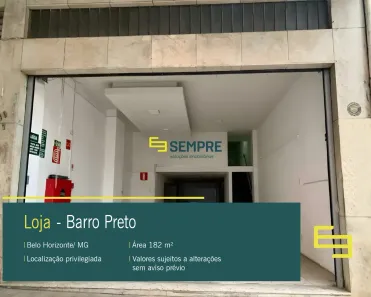 Ponto Comercial à venda, 182m² no Barro Preto, Belo Horizonte
