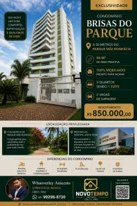 Apartamento com 3 Quartos à venda, 101m² no Jardim Santa Marta, Cuiabá