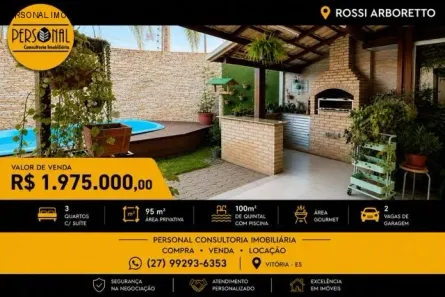 Casa de Condomínio com 3 Quartos à venda, 200m² no Hélio Ferraz, Serra
