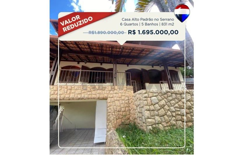 Casa com 6 quartos — Serrano, Belo Horizonte