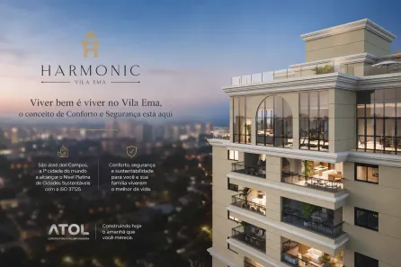 Apartamento com 3 Quartos à venda, 87m² no Vila Ema, São José dos Campos