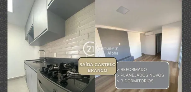 Apartamento com 3 Quartos para alugar, 73m² no Tamboré, Barueri