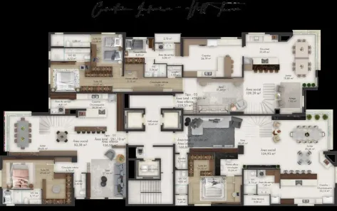 Apartamento com 4 Quartos à venda, 195m² no Meia Praia, Itapema