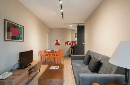 Flat com 1 Quarto para alugar, 42m² no Jardim Paulista, São Paulo