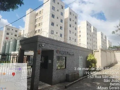 Apartamento com 2 Quartos à venda, 47m² no São João, Betim