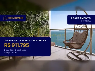 Apartamento com 2 Quartos à venda, 61m² no Jockey de Itaparica, Vila Velha
