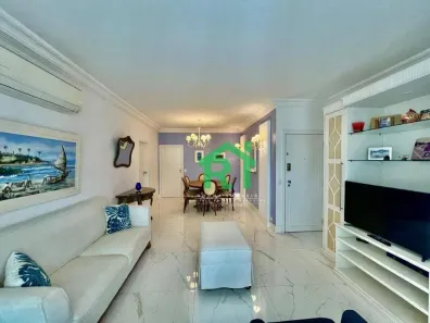 Apartamento com 3 Quartos para alugar, 135m² no Pitangueiras, Guarujá