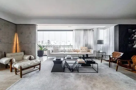 Apartamento com 3 Quartos para venda ou aluguel, 180m² no Vila Nova Conceição, São Paulo