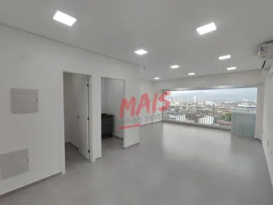 Sala Comercial à venda, 42m² no Vila Mathias, Santos