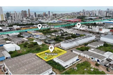 Lote/Terreno à venda, 2560m² no Parque Esperança, Cabedelo