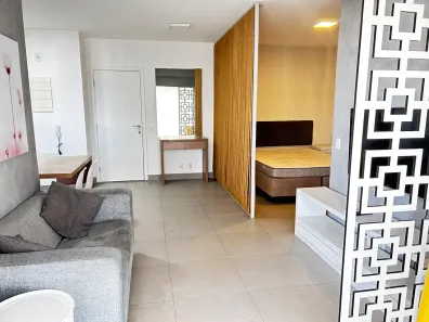 Apartamento com 1 Quarto para alugar, 48m² no Ponta da Praia, Santos