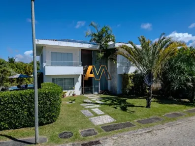 Casa de Condomínio com 4 Quartos à venda, 410m² no Busca Vida (Abrantes), Camaçari