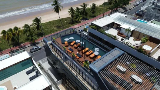 Flat com 1 Quarto à venda, 26m² no Cabo Branco, João Pessoa