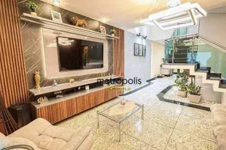Sobrado com 3 Quartos à venda, 161m² no Vila Scarpelli, Santo André