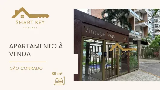 Apartamento com 2 Quartos à venda, 80m² no São Conrado, Rio de Janeiro