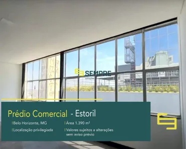Prédio Comercial para alugar, 1390m² no Estoril, Belo Horizonte