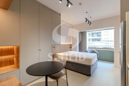 Flat com 1 Quarto para venda ou aluguel, 30m² no Vila Nova Conceição, São Paulo