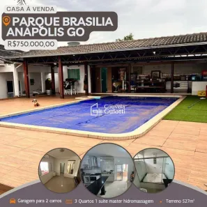 Casa com 4 Quartos à venda, 400m² no Parque Brasília 2ª Etapa, Anápolis